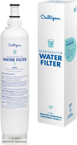 Vista 9 de Culligan CUW1 Filtro de agua para refrigerador, reemplazo para filtro de agua Whirlpool 1 (EDR1RXD1) Reemplace cada 6 meses, paquete de 1
