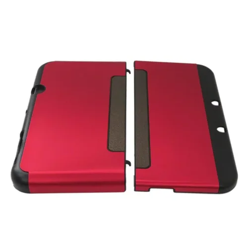 Vista 8 de Funda protectora rígida para Nintendo 3DS LL XL 2015 versión, controlador protector de piel cubierta contra peligros y arañazos cotidianos - rojo