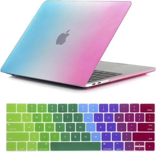 Vista 22 de Se7enline - Estuche rígido de plástico para MacBook Pro de 13 pulgadas A1706/A1708 2016/2017 con/sin barra táctil e identificación táctil