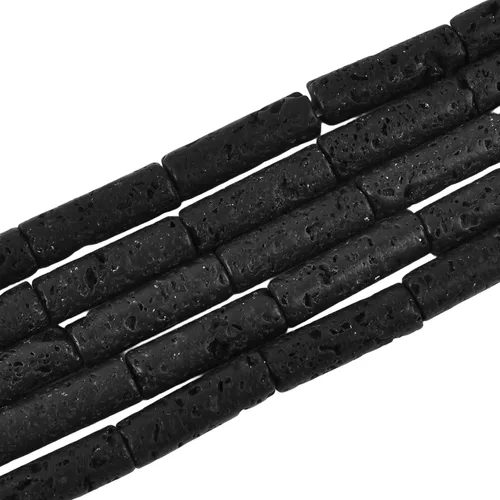 Vista 27 de HAAMIIQII Cuentas de tubo de amazonita natural de 0.512 x 0.157 in, cuentas sueltas de piedra cilíndrica para fabricación de joyas, 15 pulgadas