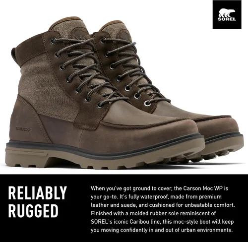 Vista 2 de SOREL Botas impermeables Carson Moc para hombre