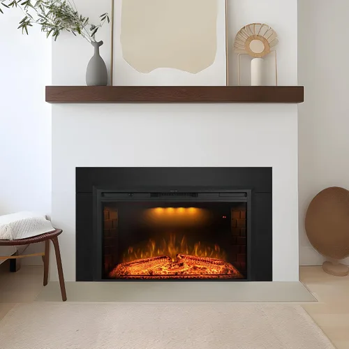 Vista 3 de Insertos de chimenea eléctrica de 30 pulgadas con kit de molduras