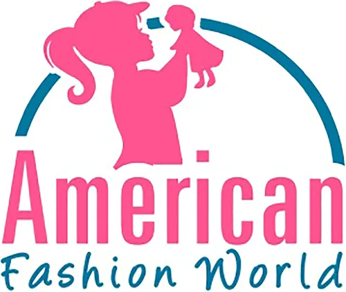 Vista 4 de American Fashion World Traje de ángel de Navidad para muñecas de 18 pulgadas Calidad premium y diseño moderno Ropa de muñecas para marcas