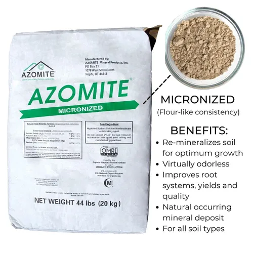 Vista 2 de Azomite polvo mineral de traza micronizado (2 libras)