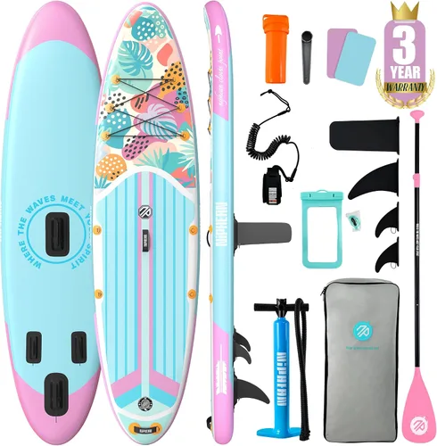 Vista 25 de Niphean Inflatable Stand Up Paddle Board with SUP Accessories