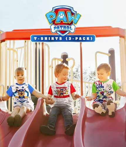 Vista 5 de Camiseta gráfica de Patrulla Canina (conjuntos) Marshall Chase Rubble Rocky Skye Everest Zuma para ropa de niños de cumpleaños a niños