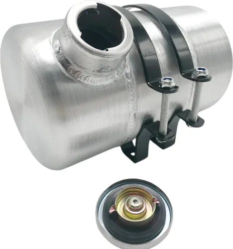 Vista 3 de JSD - Llenado de extremo redondo de tanque de gasolina de 1 galón, 6 x 10 pulgadas, salida NPT de 1/4 pulgadas para motocicleta, mini bicicleta, go