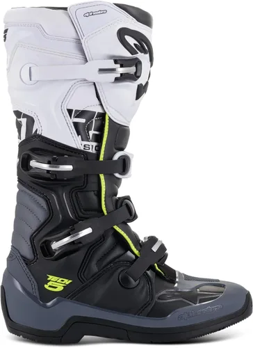 Vista 10 de Alpinestars Tech 5 - Botas unisex para adultos Negro/Rojo