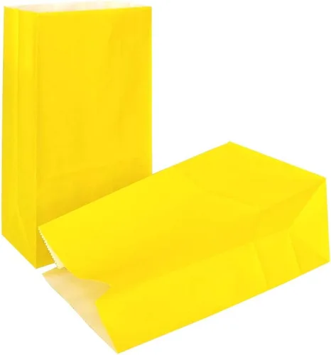Vista 26 de Bolsas de papel negras mini KEYYOOMY, bolsas negras de fiesta para regalos, pequeña bolsa de papel para favores de fiesta, bolsa de papel