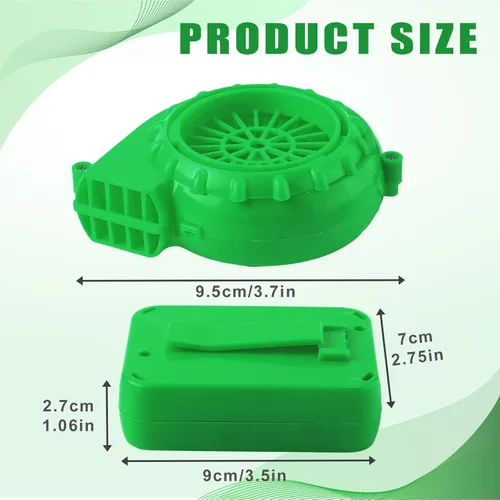 Vista 2 de XIHIRCD Ventilador inflable para disfraz, mini ventilador portátil con enchufe USB y funda de batería, ventilador inflable para traje inflable