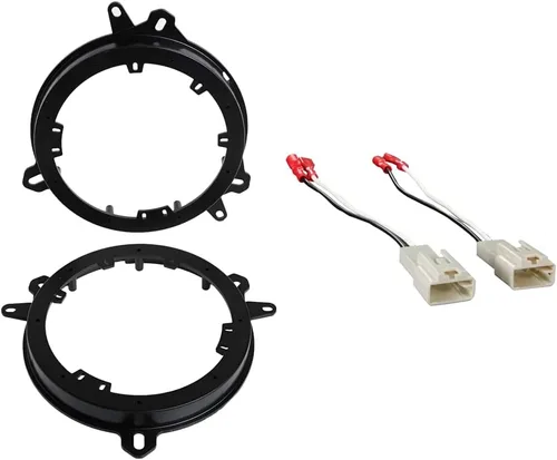 Vista 5 de Metra 82-8148 Adaptador de altavoz de 6 a 6.75 pulgadas para vehículos seleccionados Toyota/Lexus/Scion 1998-2025, negro