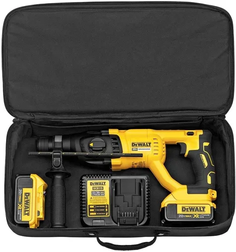 Vista 6 de DEWALT DCH133M2 20V Max XR Kit de martillo rotativo con mango en D sin escobillas de 1 pulgada