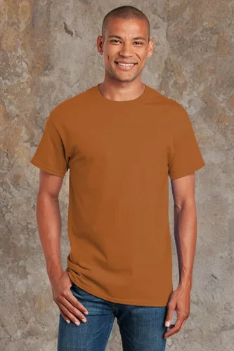 Vista 8 de Gildan Camiseta de ultra algodón, estilo G2000, paquete de 2, Texas Orange (paquete de 2), XXL, Texas Orange