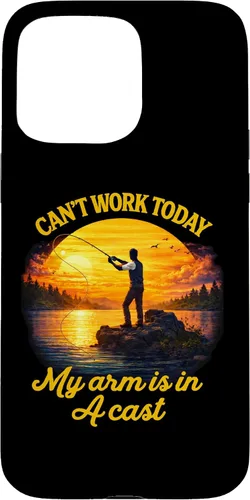 Vista 31 de Can't Work Today My Arm is in A Cast Fly Fishing Funny Humor Case for iPhone 17