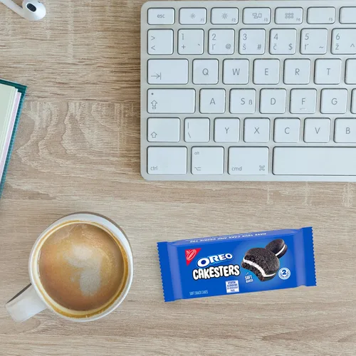 Vista 8 de OREO Cakesters Soft Snack Cakes, 12 paquetes de 5 unidades (60 paquetes de bocadillos en total) 2 pasteles por paquete, envueltos individualmente