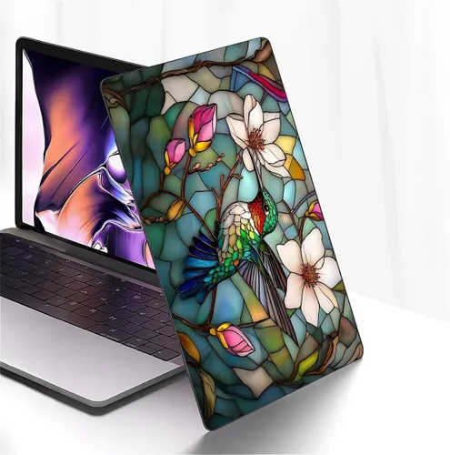 Vista 5 de para MacBook Pro de 13 Pulgadas Versión 2013-2015 Modelo A1425/A1502 Estuche para Computadora Negro, Estuche Rígido para Laptop de Patrón Premium