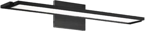 Vista 8 de WAC Lighting dweLED, línea de 18 pulgadas LED tocador de baño o lámpara de pared 3000K en aluminio cepillado