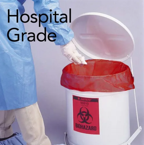 Vista 7 de RESILIA Bolsas de riesgo biológico – Para eliminación de residuos infecciosos, cumple con las normas DOT ASTM para uso hospitalario, aprobado por