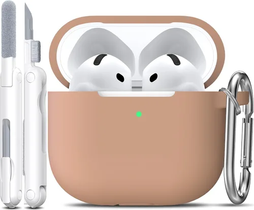 Vista 49 de R-fun for AirPods 2nd/1st Case Silicone Cover, Banana Violet Violeta plátano