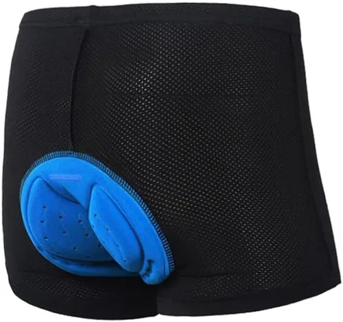 Vista 5 de THE PERFECT PART Pantalones cortos de ciclismo para hombre con diseño acolchado 3D, pantalones cortos de ciclismo para hombres y mujeres