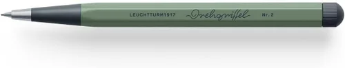 Vista 27 de LEUCHTTURM1917 - Lápiz mecánico Drehgriffel - Lápiz de escritura recargable con plomo de grafito HB de 0.7 mm (albaricoque)
