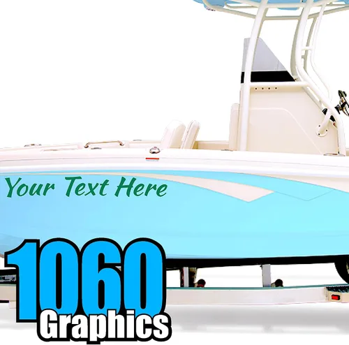 Vista 23 de Calcomanías de letras y números de barco personalizados (dos calcomanías) de vinilo marino
