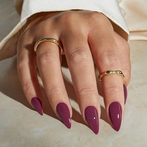 Vista 13 de Uñas postizas a presión color rosa bebé con forma de almendra, 48 piezas, uñas postizas gruesas neutras para mujeres, uñas de almendra medianas a