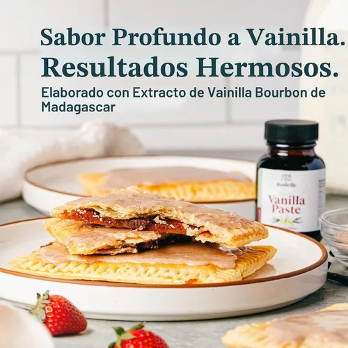 Vista 4 de Rodelle Pasta de vainilla, Bourbon de Madagascar, sin gluten, tarro de 4