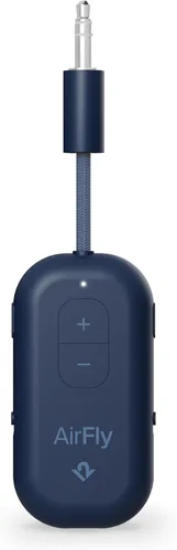 Vista 23 de Twelve South AirFly SE Adaptador de transmisor de audio inalámbrico Bluetooth para AirPods/auriculares, batería de más de 20 horas, funciona