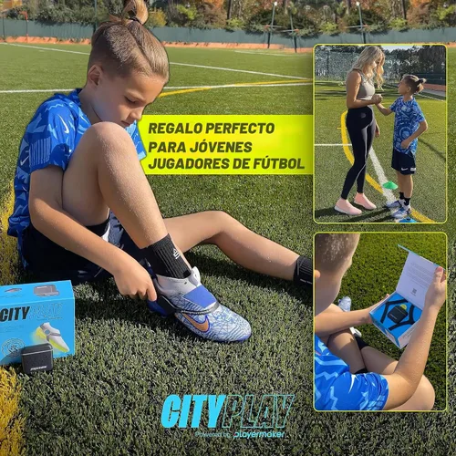 Vista 5 de Par de correas adicionales compatibles con tecnología de sensor inteligente CITYPLAY y Playermaker 2.0 (sensor no incluido)