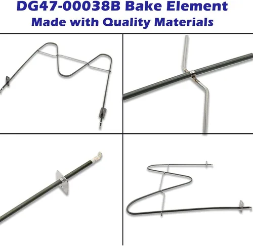 Vista 3 de DG47-00038B Elemento de horneado, compatible con gama/estufa/horno Samsung, Reemplaza la pieza PD00025540, DG47-00038A, 3015238, AP5623199
