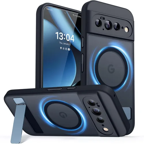 Vista 72 de CANSHN Funda magnética para Google Pixel 9 Pro XL (6.8 pulgadas), mejorada [protección completa de la cámara] [compatible con Magsafe]