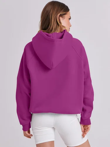 Vista 119 de ANRABESS - Sudaderas con capucha para mujer, sobre talla, de vellón de manga larga, modelo de 2024, para otoño