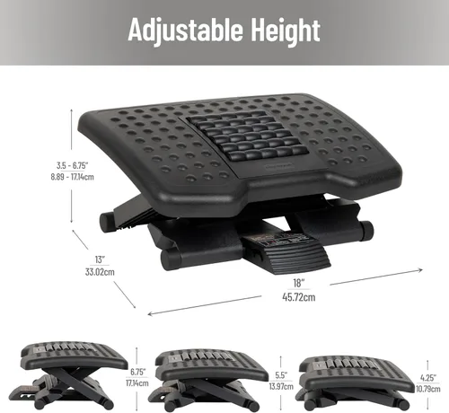 Vista 3 de MIND READER - Reposapiés ergonómico de altura ajustable