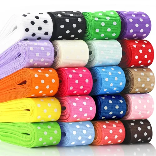Vista 7 de QingHan Cinta de grogrén de 3/8 pulgadas para regalos, envoltura, manualidades, boutique, cinta de tela, 160 yardas (80 x 2 yardas)