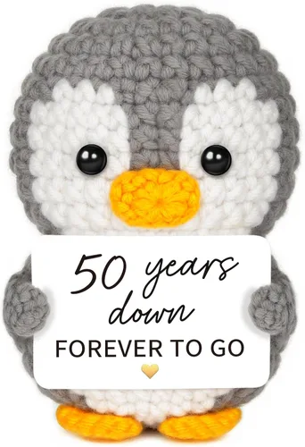 Vista 14 de Regalos de pingüino de aniversario de 1 año para novio, novia, él y ella