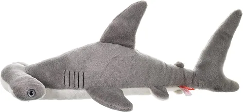 Vista 6 de Wild Republic Hammerhead - Peluche de tiburón de peluche, regalo para niños, 20 pulgadas, multicolor