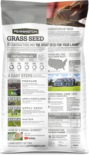 Vista 3 de Pennington Contractors Northern Grass Seed Mix, 40 lb