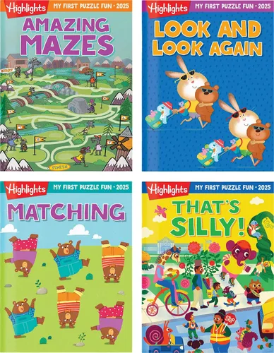 Vista 10 de Highlights for Children Mi Primer Puzzle Divertido 2024 - Libros de rompecabezas para niños de 3 a 6 años, conjunto de 4 libros de emparejamiento