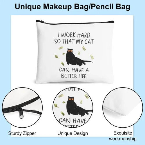 Vista 4 de UAREHIBY Regalos para Mamá de Gatos para Mujeres, Vaso Térmico para Vino de 20 OZ Regalo para Amantes de los Gatos, Regalo de Loca de los Gatos