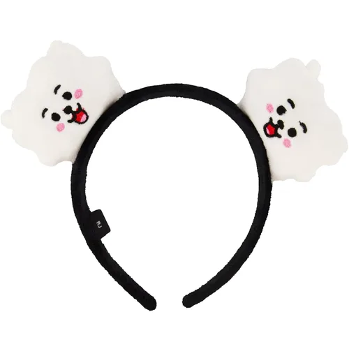 Vista 14 de Concept One BT21 LINE FRIENDS - Diadema bordada de felpa 3D para mujer, Chimmy