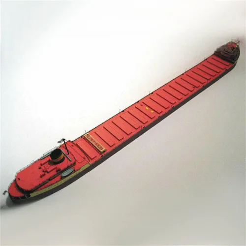 Vista 8 de 1:400 Kit de barco sin ensamblar modelo de papel SS Edmund Fitzgerald Ore Carrier Ship Model Kit DIY