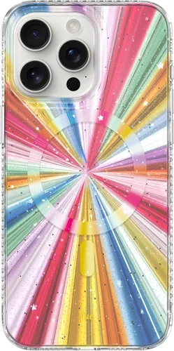 Vista 96 de LONLI Hue - para iPhone 15 Pro Max [Compatible con Magsafe] - Funda de teléfono floral dorada - [Amortiguador de 360°] - Funda de teléfono linda