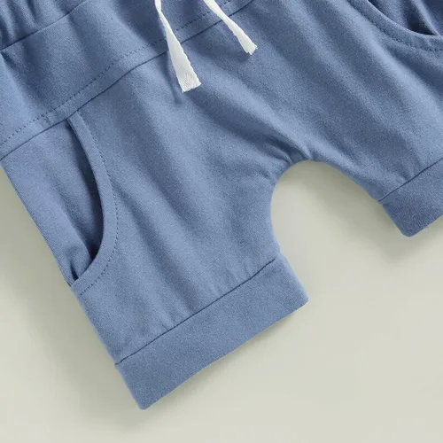 Vista 76 de Conjunto de camiseta de manga corta para bebé niño y niña, camiseta de manga corta, pantalones cortos casuales, ropa para recién nacidos, 6, 12, 18