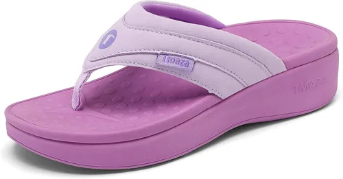 Vista 11 de Orthopedic Arch Support Flip Flops for Women Adjustable Strap Double Layer Comfort Sandals Plantar Fasciitis Heel Pain Relief Orthopedic Beach