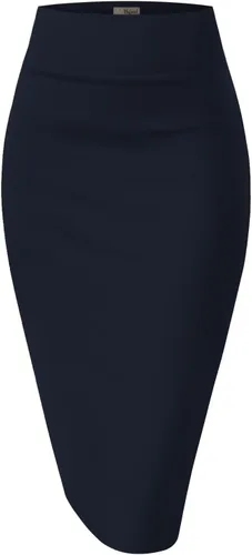 Vista 15 de Hybrid & Company Women's Scuba Pencil Skirt 1139 - negro