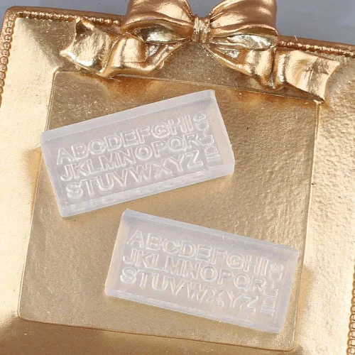 Vista 9 de Moldes de silicona con letras 3D para arte de uñas, mini alfabeto, moldes de resina con letras A-Z, 26 alfabetos, herramientas de uñas, hechas a