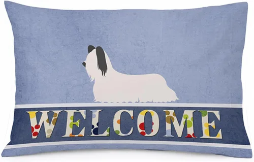 Vista 44 de Caroline's Treasures BB8334PILLOWCASE AIDI Atlas Mountain Dog - Funda de almohada estándar, color azul, ligera, súper suave, de fácil cuidado