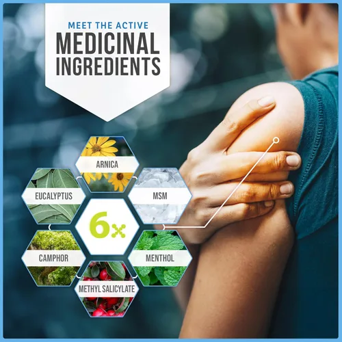 Vista 5 de Crema de Alivio del Dolor Kalaya con Árnica para Músculos y Articulaciones – 6 Ingredientes Activos Naturales con Alivio Duradero y de Acción Rápida
