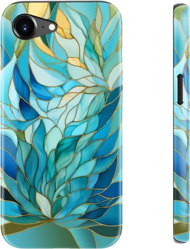 Vista 142 de LUHOURI Funda para iPhone 12 Mini, compatible con carga inalámbrica, doble capa, interior de silicona suave + carcasa exterior dura, bonito diseño